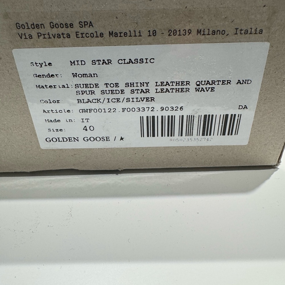 Golden Goose mid top Sneakers with Leopard Print Laces. - Picture 10 of 10